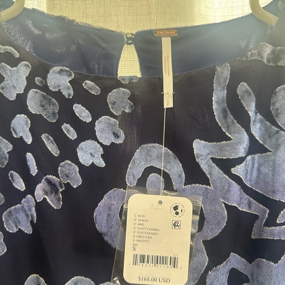 Free People Blue Floral Mini Dress - Picture 2 of 5